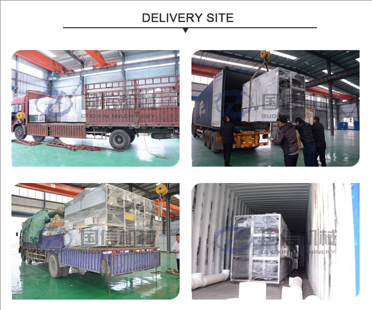 微波烘干机发货现场