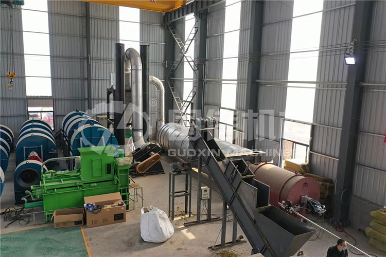 滚筒烘干机客户现场