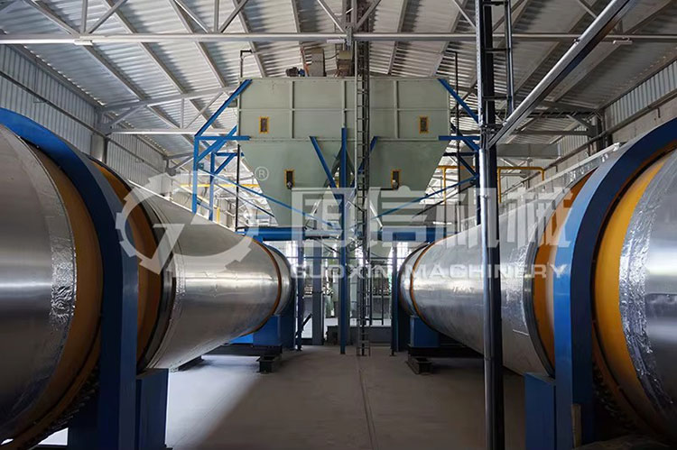 滚筒烘干机客户现场