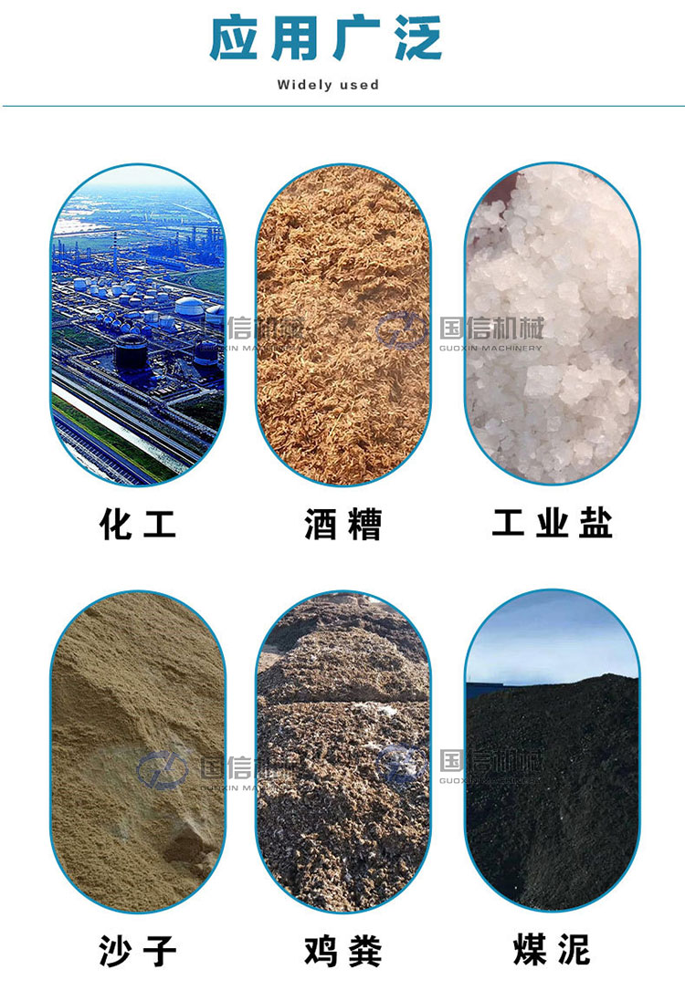 滚筒烘干机应用广泛